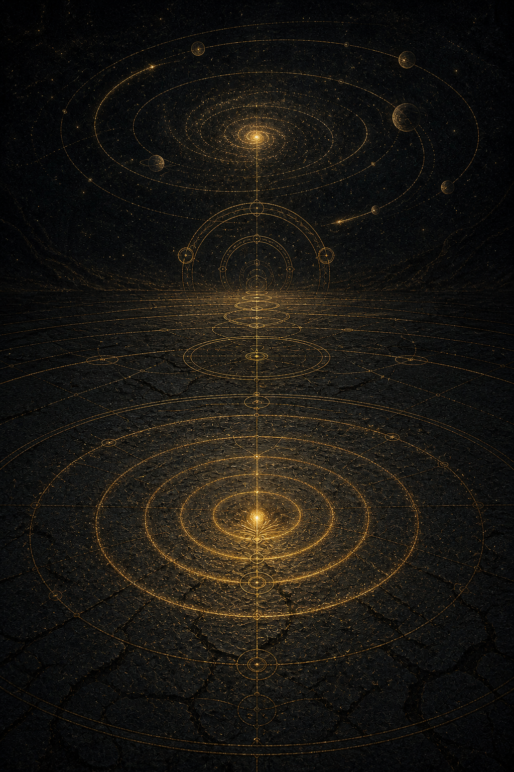 The Field of Consequence collectible artwork from the Codex of Universal Law.
